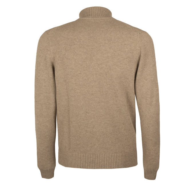 PULL FULL ZIP Uomo Beige