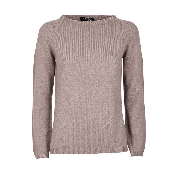 PULL GIOSE IN CASHMERE Donna Grigio