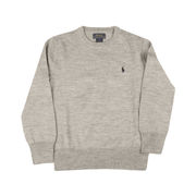 PULL GIROCOLLO Bimbo Grigio Melange  PULL GIROCOLLO Bimbo Grigio Melange