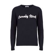 PULL GIROCOLLO CARNABY STREET IN LANA E CASHMERE Donna Blu PULL GIROCOLLO CARNABY STREET IN LANA E CASHMERE Donna Blu