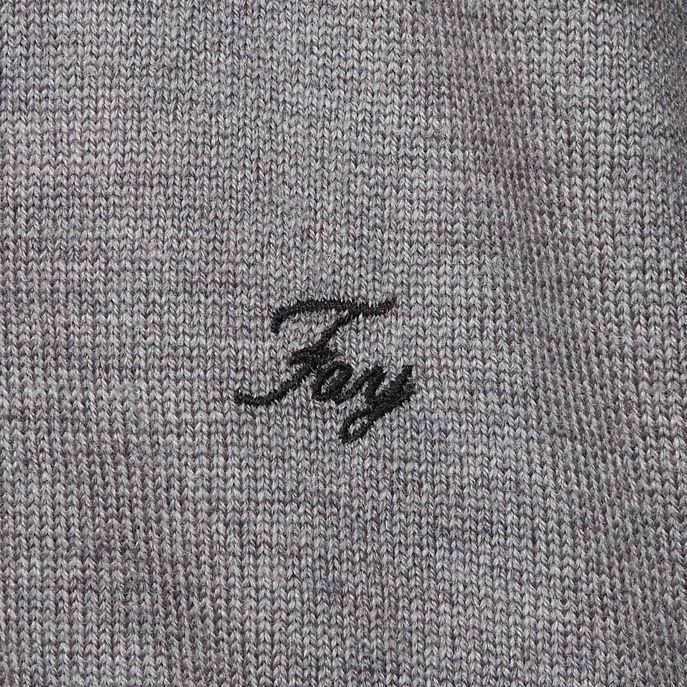 PULL GIROCOLLO CON BORDINO E TOPPE A CONTRASTO Uomo Fumo Nero