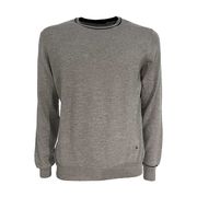 PULL GIROCOLLO CON TOPPE E PROFILINO Uomo Grigio Blu PULL GIROCOLLO CON TOPPE E PROFILINO Uomo Grigio Blu