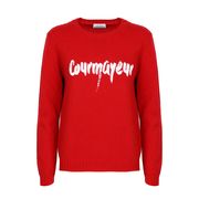PULL GIROCOLLO COURMAYEUR IN LANA E CASHMERE Donna Rosso PULL GIROCOLLO COURMAYEUR IN LANA E CASHMERE Donna Rosso