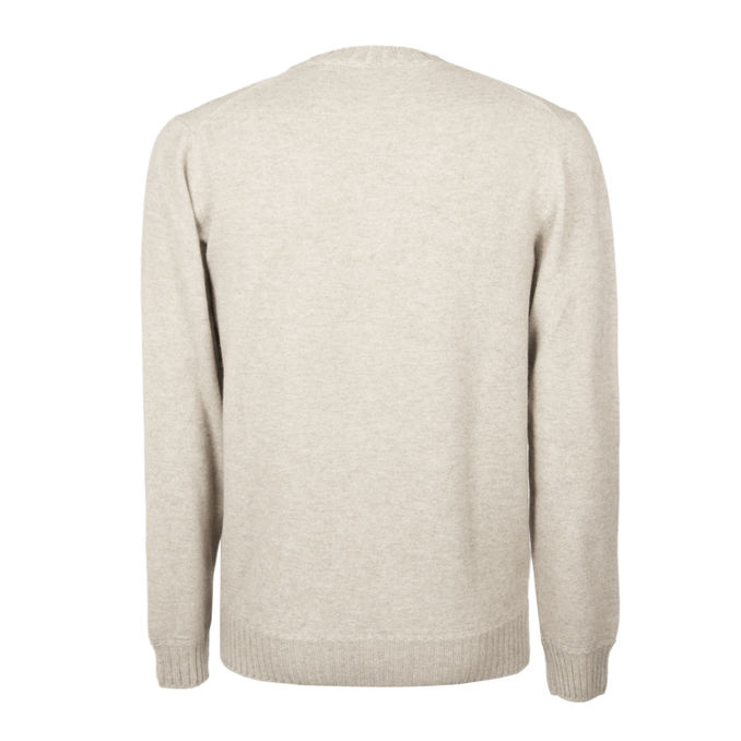 PULL GIROCOLLO IN CASHMERE Uomo Stucco