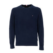 PULL GIROCOLLO IN COTONE E CACHEMIRE CON LOGO RICAMATO Uomo Desert Sky PULL GIROCOLLO IN COTONE E CACHEMIRE CON LOGO RICAMATO Uomo Desert Sky