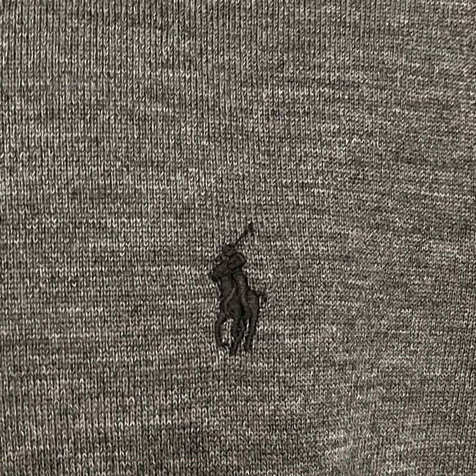 PULL GIROCOLLO IN LANA MERINO Uomo Grigio chiaro