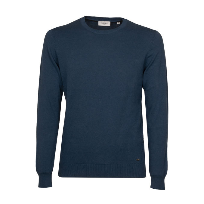 PULL IN COTONE Uomo Blue