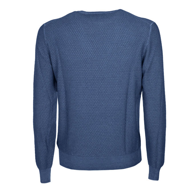 PULL IN LANA Uomo Bluette