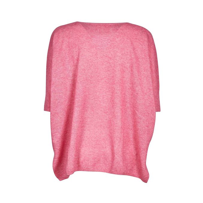 PULL KATE CON SCOLLO A V Donna Ballerine Rosa
