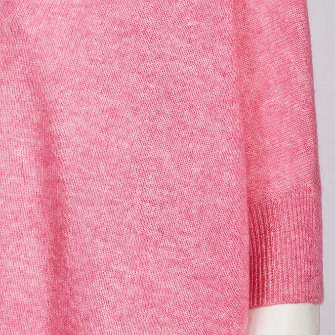 PULL KATE CON SCOLLO A V Donna Ballerine Rosa