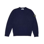 PULL LAMBSWOOL GIROCOLLO Kids Blu Marine PULL LAMBSWOOL GIROCOLLO Kids Blu Marine