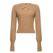 PULL MOCACCINO CROPPED CUT OUT Donna Beige Tannino PULL MOCACCINO CROPPED CUT OUT Donna Beige Tannino