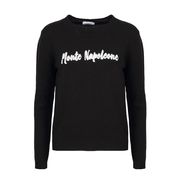PULL MONTE NAPOLEONE IN LANA E CASHMERE Donna Nero PULL MONTE NAPOLEONE IN LANA E CASHMERE Donna Nero