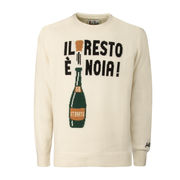PULL OVER IL RESTO É NOIA CHAMPAGNE Uomo Bianco PULL OVER IL RESTO É NOIA CHAMPAGNE Uomo Bianco