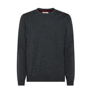 PULL OVER ROUND SOLID Uomo Grigio Scuro PULL OVER ROUND SOLID Uomo Grigio Scuro