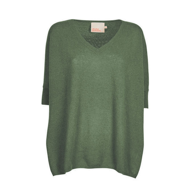 PULL PONCHO ASTRID Donna Kaki 