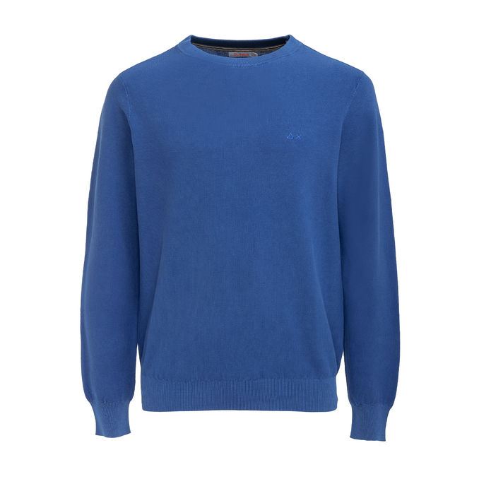 PULL ROUND VINTAGE Uomo Blue