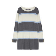 PULL RUMBA MISTO LANA CASHMERE Donna Grigio Melange PULL RUMBA MISTO LANA CASHMERE Donna Grigio Melange