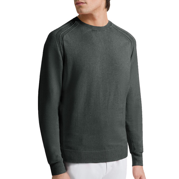 PULL TECHNO WASH Uomo Forest Green