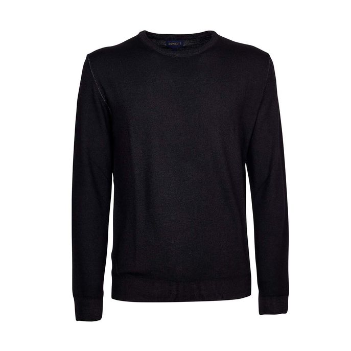 PULLOVER CAMERON IN LANA MERINO VINTAGE DELAVE' Uomo Nero