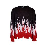 PULLOVER DOPPIA FIAMMA IN MOHAIR Uomo Nero PULLOVER DOPPIA FIAMMA IN MOHAIR Uomo Nero