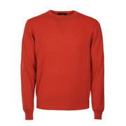 PULLOVER GIROCOLLO Unisex Rosso Melange PULLOVER GIROCOLLO Unisex Rosso Melange