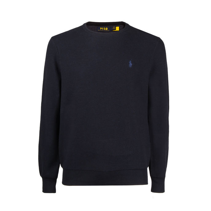 PULLOVER GRANA DI RISO Uomo Navy Heather