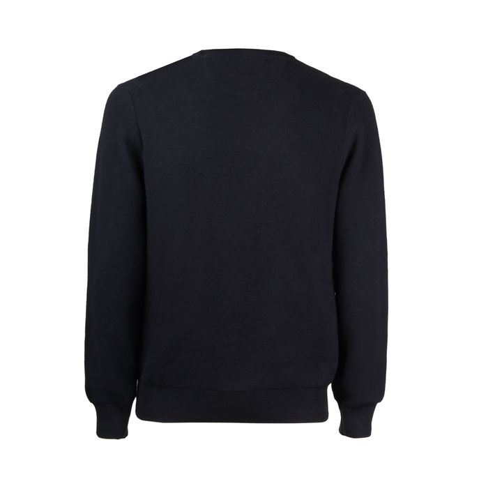 PULLOVER GRANA DI RISO Uomo Navy Heather