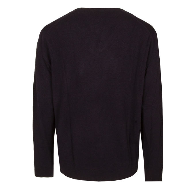 PULLOVER IN LANA Uomo Hunter Navy