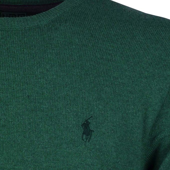 PULLOVER LAMBSWOOL Uomo Hunt Club Green