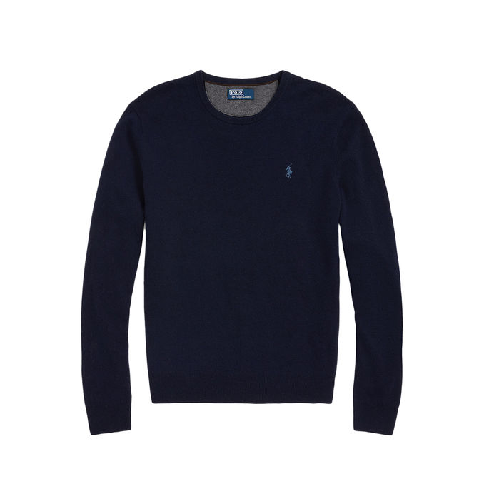 PULLOVER LAMBSWOOL Uomo Hunter Navy