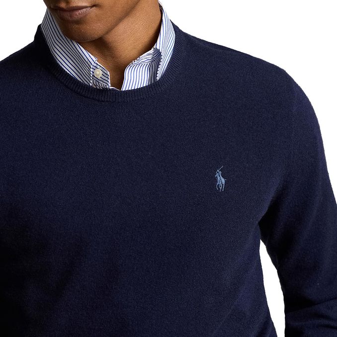 PULLOVER LAMBSWOOL Uomo Hunter Navy