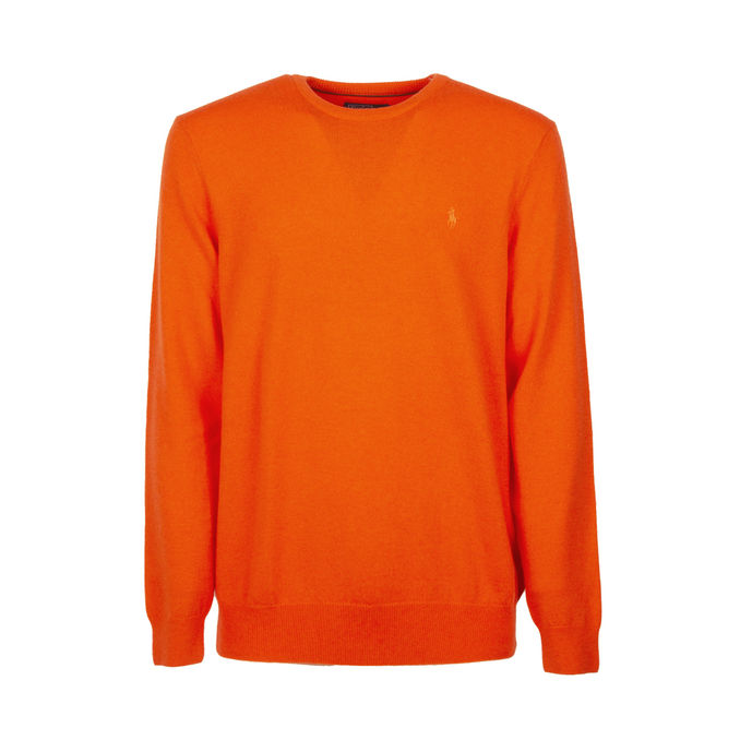 PULLOVER LAMBSWOOL Uomo New Active Orange