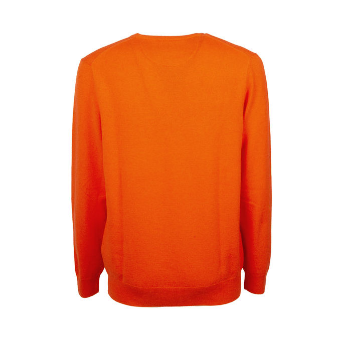 PULLOVER LAMBSWOOL Uomo New Active Orange