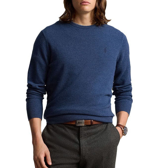 PULLOVER LAMBSWOOL Uomo Rustic Navy