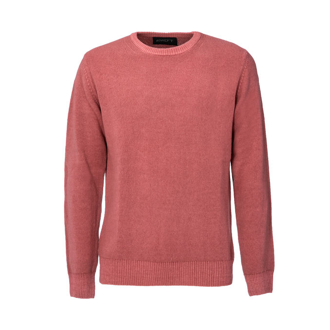 PULLOVER LEO IN LANA Uomo Rosso