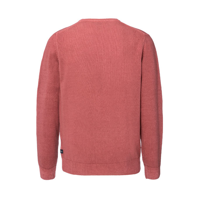 PULLOVER LEO IN LANA Uomo Rosso