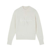 PULLOVER LOFTY CON MONOGRAM Donna Muslin Latte PULLOVER LOFTY CON MONOGRAM Donna Muslin Latte