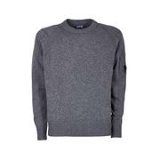 PULLOVER MANICA RAGLAN IN LANA Uomo Tarmac Gray PULLOVER MANICA RAGLAN IN LANA Uomo Tarmac Gray