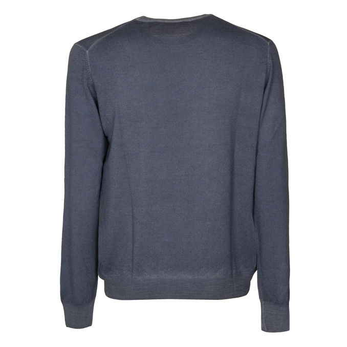 PULLOVER MERINOS Uomo Denim