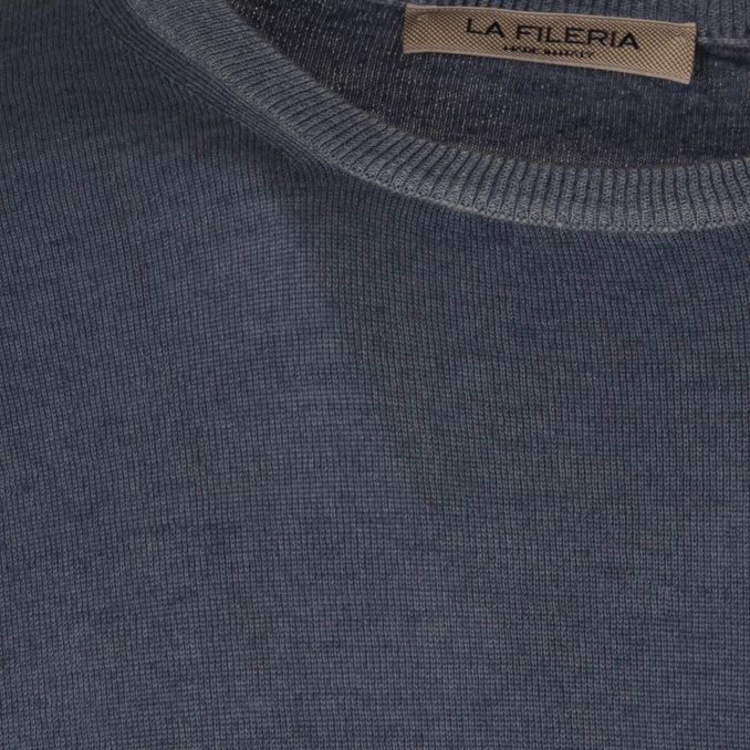 PULLOVER MERINOS Uomo Denim