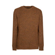 PULLOVER MOULINE' IN DONEGAL Uomo Rustry Orange PULLOVER MOULINE' IN DONEGAL Uomo Rustry Orange