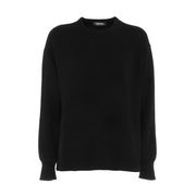 PULLOVER OVATTE Donna Nero PULLOVER OVATTE Donna Nero