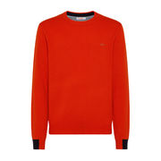 PULLOVER POLSINI COLORATI Uomo Arancione PULLOVER POLSINI COLORATI Uomo Arancione