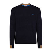 PULLOVER POLSINI COLORATI Uomo Navy Blue PULLOVER POLSINI COLORATI Uomo Navy Blue