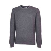 PULLOVER ROUND KNIT Uomo Grigio Medio PULLOVER ROUND KNIT Uomo Grigio Medio