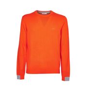 PULLOVER ROUND SOLID COLOR RIB Uomo Arancione PULLOVER ROUND SOLID COLOR RIB Uomo Arancione