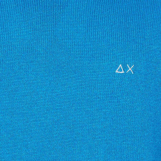 PULLOVER ROUND SOLID COLOR RIB Uomo Royal 