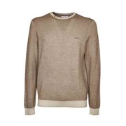 PULLOVER ROUND VINTAGE MERINOS Uomo Beige Scuro PULLOVER ROUND VINTAGE MERINOS Uomo Beige Scuro