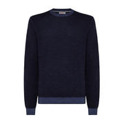 PULLOVER ROUND VINTAGE Uomo Navy Blue PULLOVER ROUND VINTAGE Uomo Navy Blue